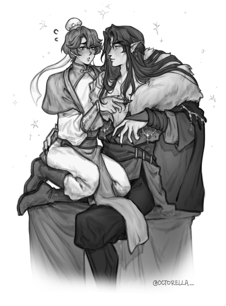 comm ft. my favorite side couple for a friend 🐹❄️
#svsss #moshang