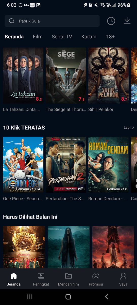 rainldl's tweet image. isi film nya lumayan banyak kayak gini
APLIKASI NONTON FILM bisa buat nonton apa aja!! Netflix, viu, wetv, vidio
Khusus ANDROID  aja yaa
Harga nya cuma Rp 20.000 aja

yang mau boleh dm yaa🤗🤗

#zonauang️ #zonajajan️️ #jajan #jajanba