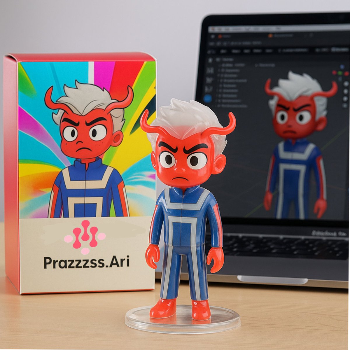 Prazzzss's tweet image. 🔥 The very first character figure from Prazzzss.Ari is finally here!
From digital design ➝ 3D modeling ➝ to a real figure, every detail came to life perfectly.
Small in size, but full of soul and character. 🚀
@Arichain_ @Ari_Wallet_ 

#Arichain #MULTIVM #ari #Ariwallet