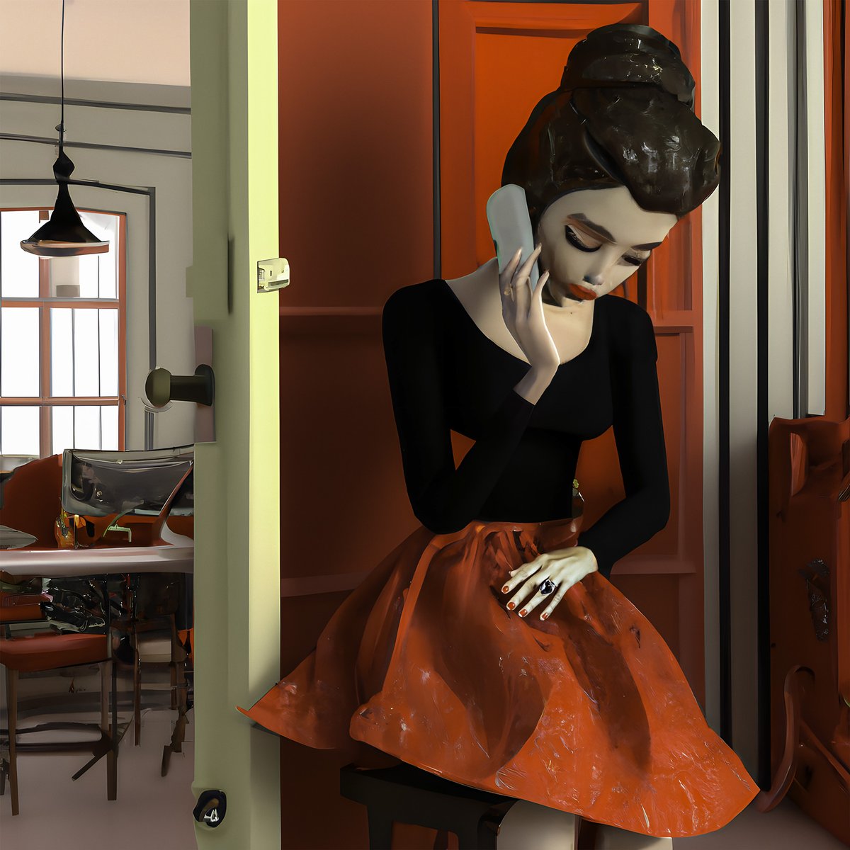 In and Around the House II #25 by <a href="/SimmonsLaurie/">Laurie Simmons</a>