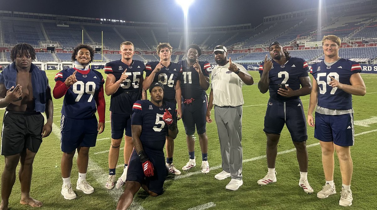 Great team win, and what a way to kick off the home opener! Proud of the way #BlackOps went out and had attention to the details. Enjoy the victory for 24 hrs then on to the next one. #ATFA #WIP🦉🌴 #WeTooDeep