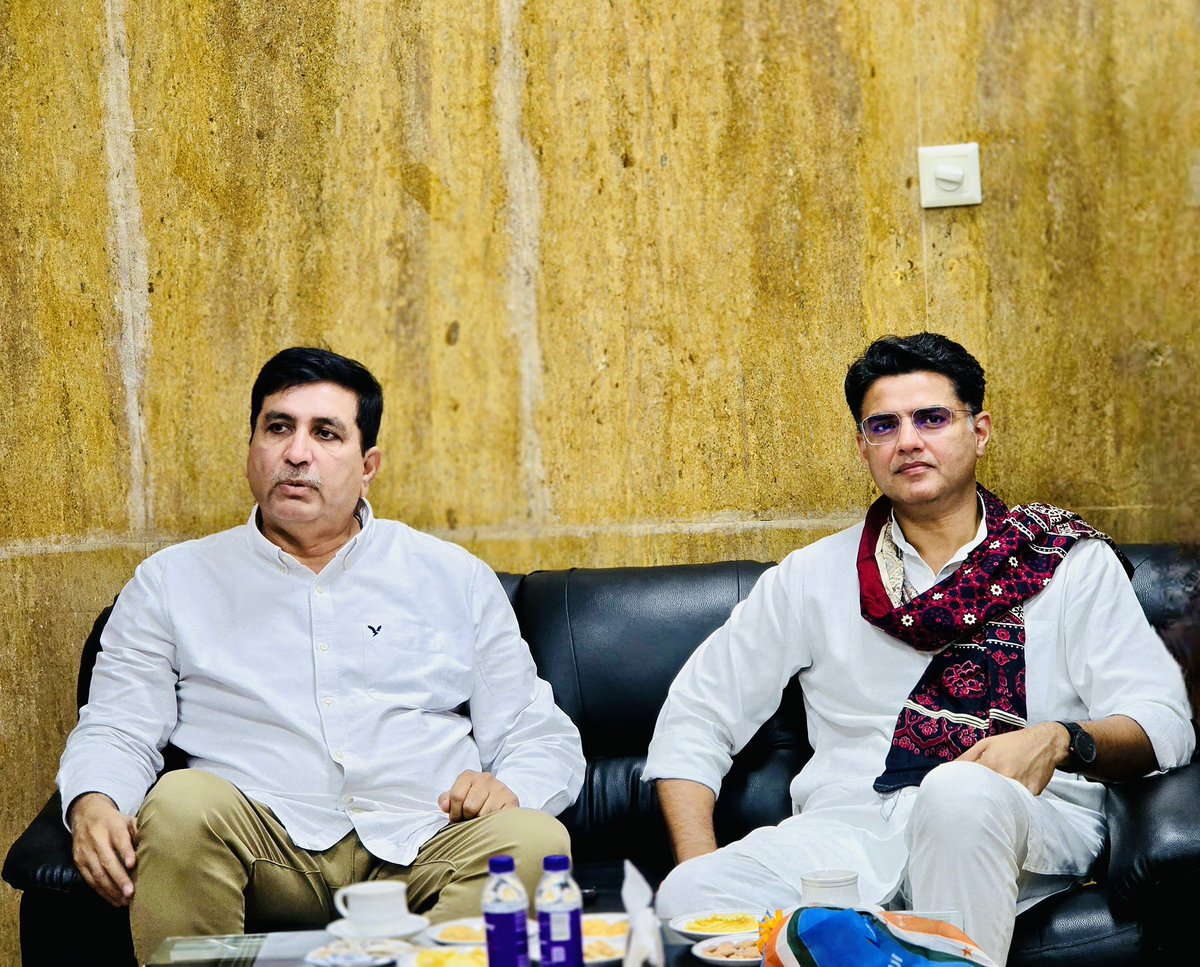 अखिल भारतीय कांग्रेस कमेटी के महासचिव, राजस्थान प्रदेश कांग्रेस कमेटी के पूर्व अध्यक्ष एवं टोंक विधायक श्री <a href="/SachinPilot/">Sachin Pilot</a> जी को जन्मदिवस की हार्दिक बधाई एवं शुभकामनाएँ।

ईश्वर से आपके उत्तम स्वास्थ्य, दीर्घायु व जनसेवा के पथ पर निरंतर प्रगति की कामना करता हूँ।