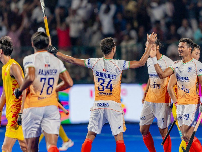 Congratulate Indian Men's Hockey Team on their emphatic victory over #China to secure a place in the final of the #HeroAsiaCupRajgir Bihar 2025. May the team continue its winning momentum to win the cup. Wish the team all the best.

#OdishaForHockey