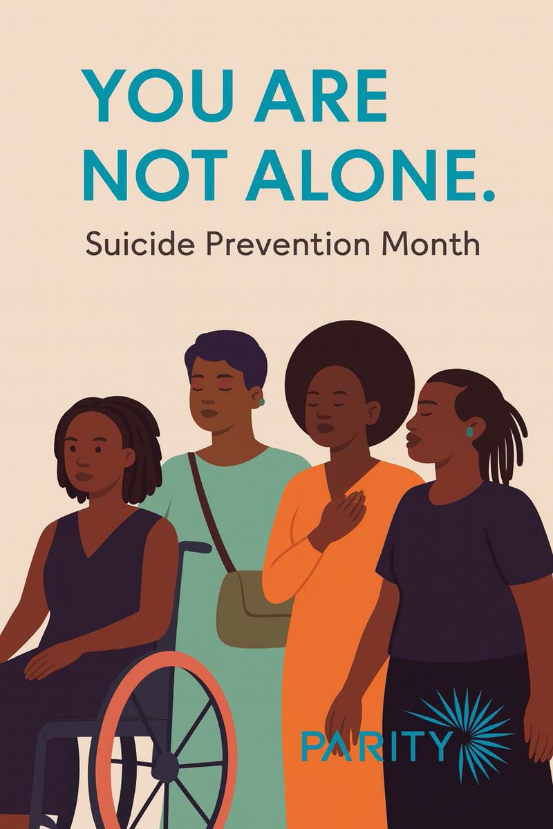 September is Suicide Prevention Month.
Too often, minority voices are silenced by stigma, isolation, and systems that fail to care. At Parity Empowerment Initiative, we believe every life is valuable, every struggle is valid, and no one should carry the weight alone.

#parity