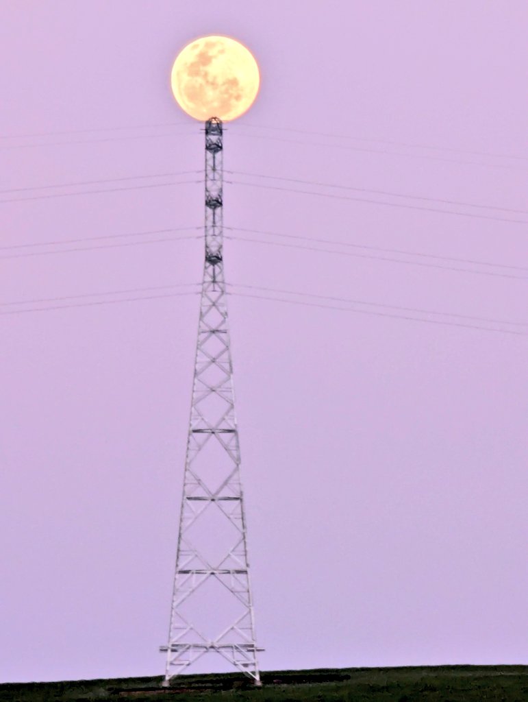 Before every full moon first the moon must get fully charged at one of its docking stations