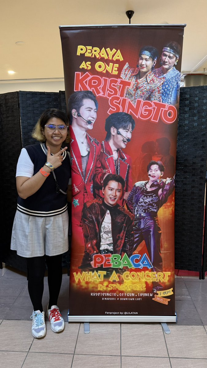 spawnangel's tweet photo. Attending my 2nd Thai Concert.
Off to see #kristsingto #offgun #taynew 
#PEBACAconcertSingapore https://t.co/1h6MQxnOMu