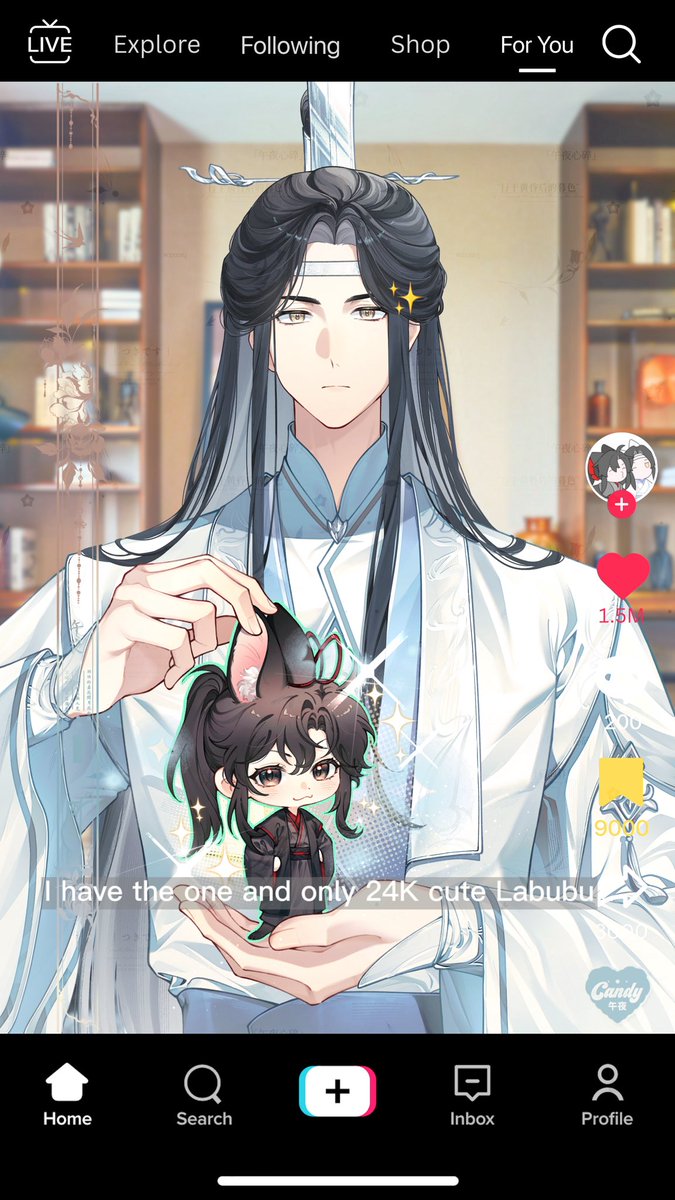 “I have the one and only 24K cute Labubu.”
#WangXian #MDZS #마도조사  #忘羨 #魔道祖師 #MoDaoZuShi #魔道祖师