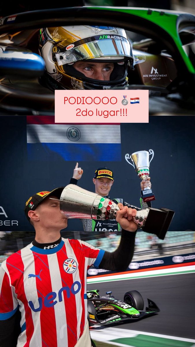 SI SI SI!
PODIO, 2do 🥈LUGAR PARA JOSHUA! 
Excelente carrera para <a href="/JoshuaDuerksen1/">Joshua Duerksen 🇵🇾</a> que largo super bien y logro escalar varias posiciones y aguantar hasta llegar al podio, Gran Fin de semana para nuestro piloto. VAMOS JOSHUA 🇵🇾 #somosmbarete