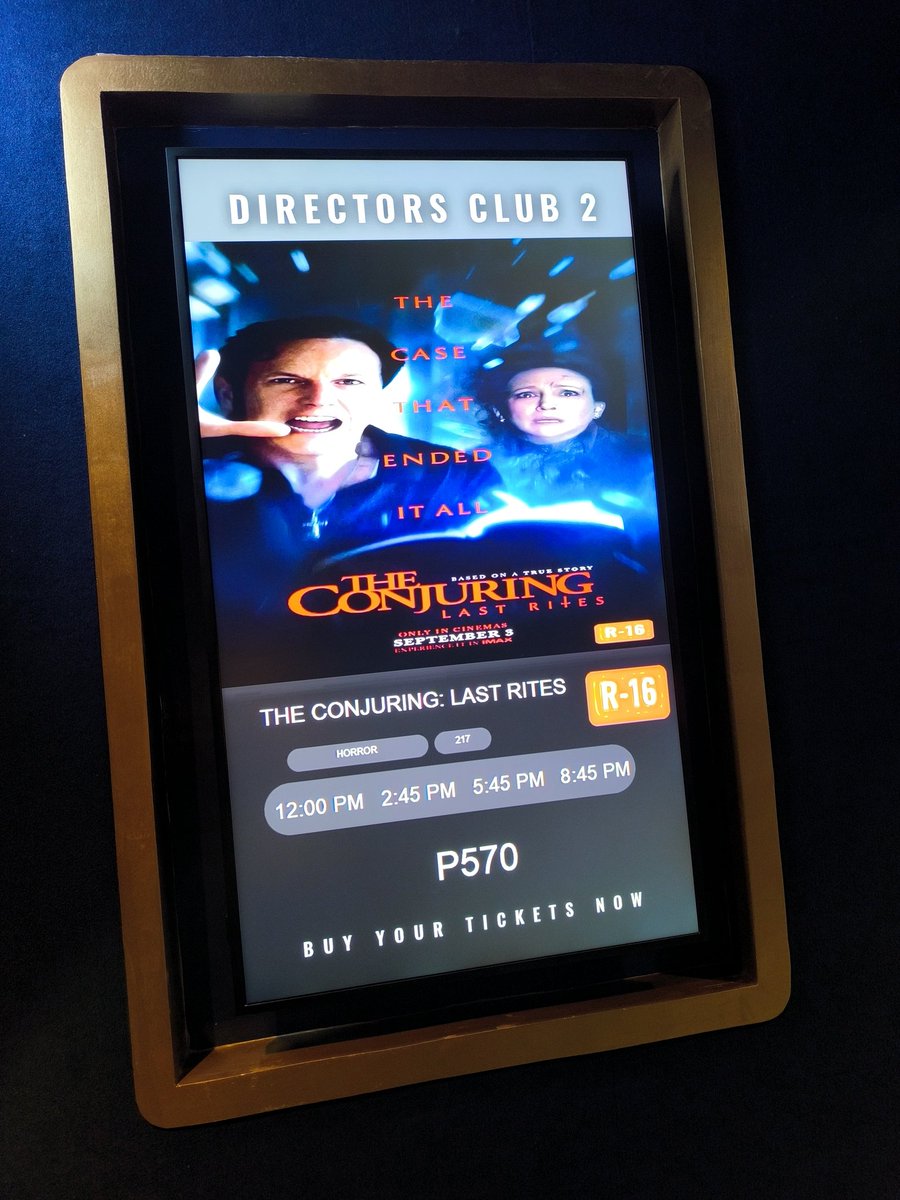 intersphinx's tweet image. I watched The Conjuring: Last Rites today! I give it 7/10 🍿

It's not super scary but the story is good and it gives a proper closure to the supernatural adventures of Ed and Lorraine Warren