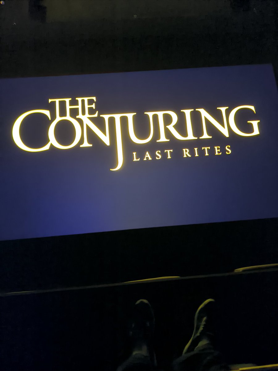 intersphinx's tweet image. I watched The Conjuring: Last Rites today! I give it 7/10 🍿

It's not super scary but the story is good and it gives a proper closure to the supernatural adventures of Ed and Lorraine Warren