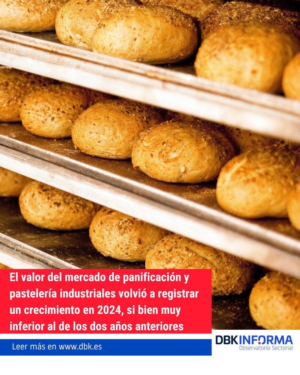 informa's tweet image. El valor del mercado de 🥖 #panificación y 🍰 #pastelería industriales se aproxima a los 6.000 millones.

🔗 Conoce el nuevo #EstudioObservatorioSectorialDBK de #INFORMA, filial de @cesce_es ➡️ dbk.es/es/tipos-estud…

#informadb #BusinessByData