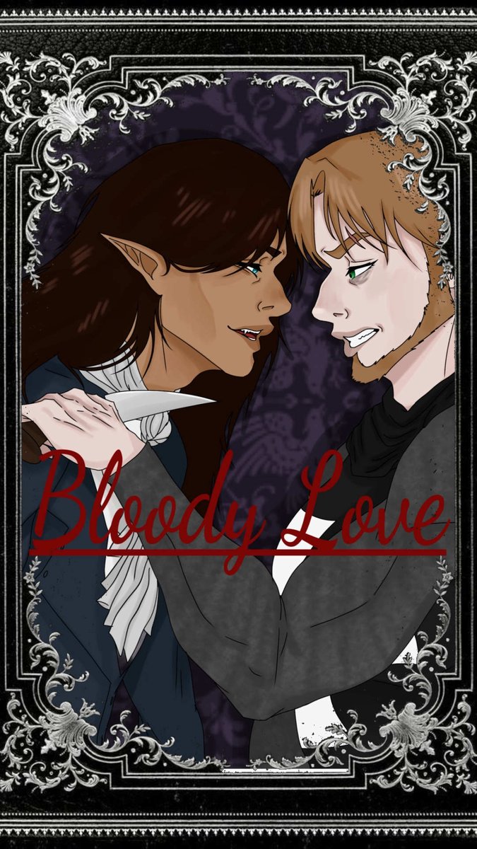 Just_Rat_'s tweet photo. Hey guys i just posted a few days ago my first ever #webtoon if you are intressted please chek it out<3 It's about a Romanian vampire and a religious knight. Imma be honest rewatching castlevania nocturne inspired me to pull out these two old oc's of mine:P #digitalart #OC https://t.co/sgpsccE4hk