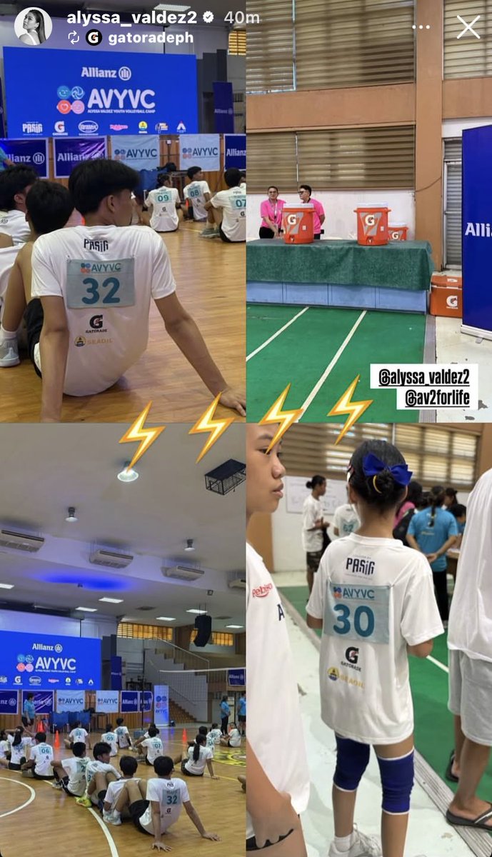 letletalinsunu1's tweet photo. Day 3 of #AVYVC in Pasig - Alyssa Valdez latest IG story https://t.co/N9jx18MLg3