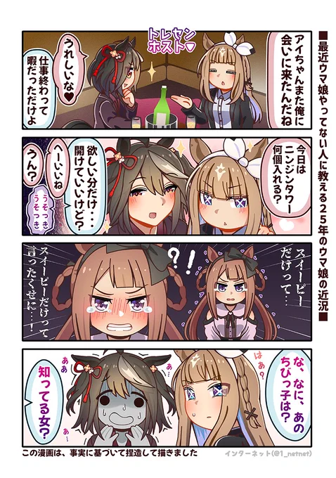 最近ウマ娘をやってない人に教えるけど、最近のウマ娘はこんな感じです…😏

#ウマ娘 