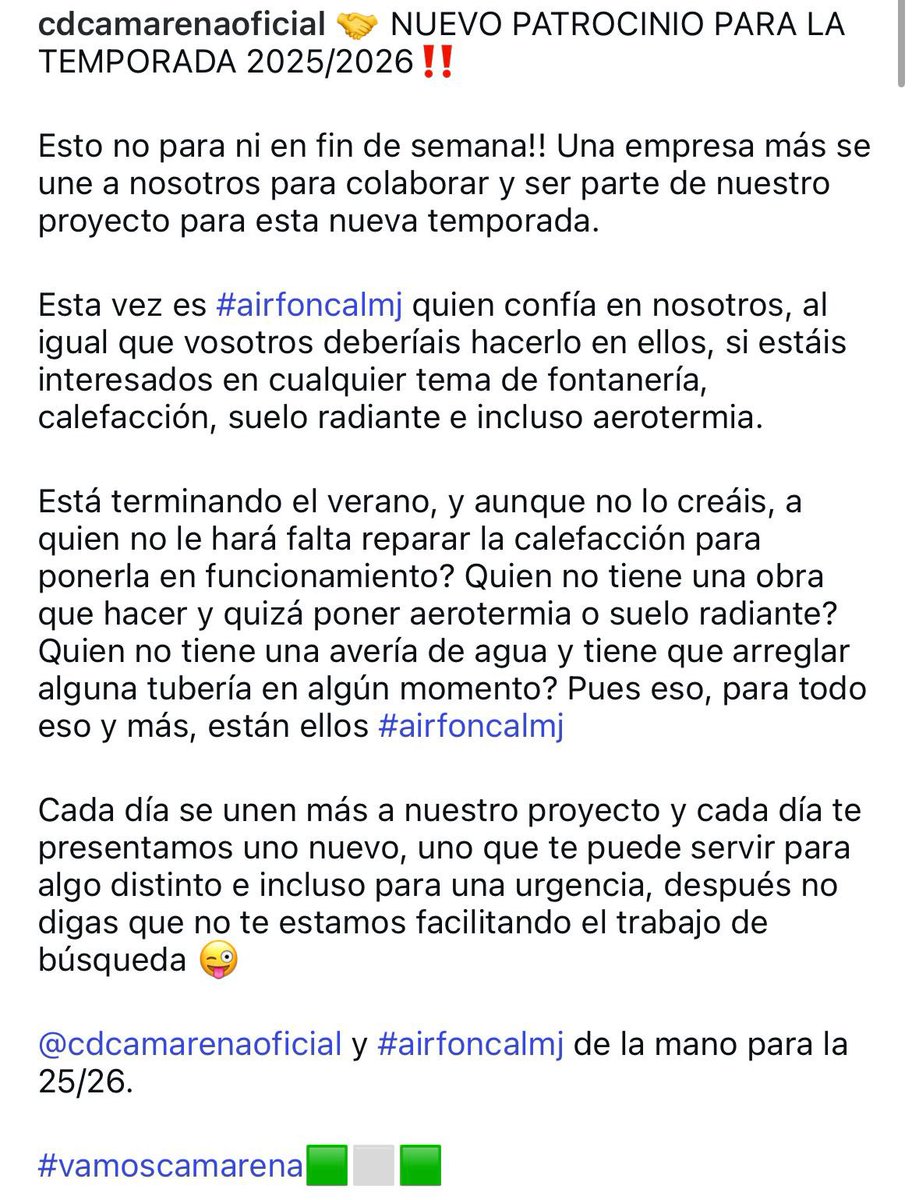 CDCamarenaofic's tweet photo. SIGUE LA MAQUINARIA A PLENO RENDIMIENTO, AÚN SIENDO FINNNNNDE!!!! https://t.co/lET8ioOxg5