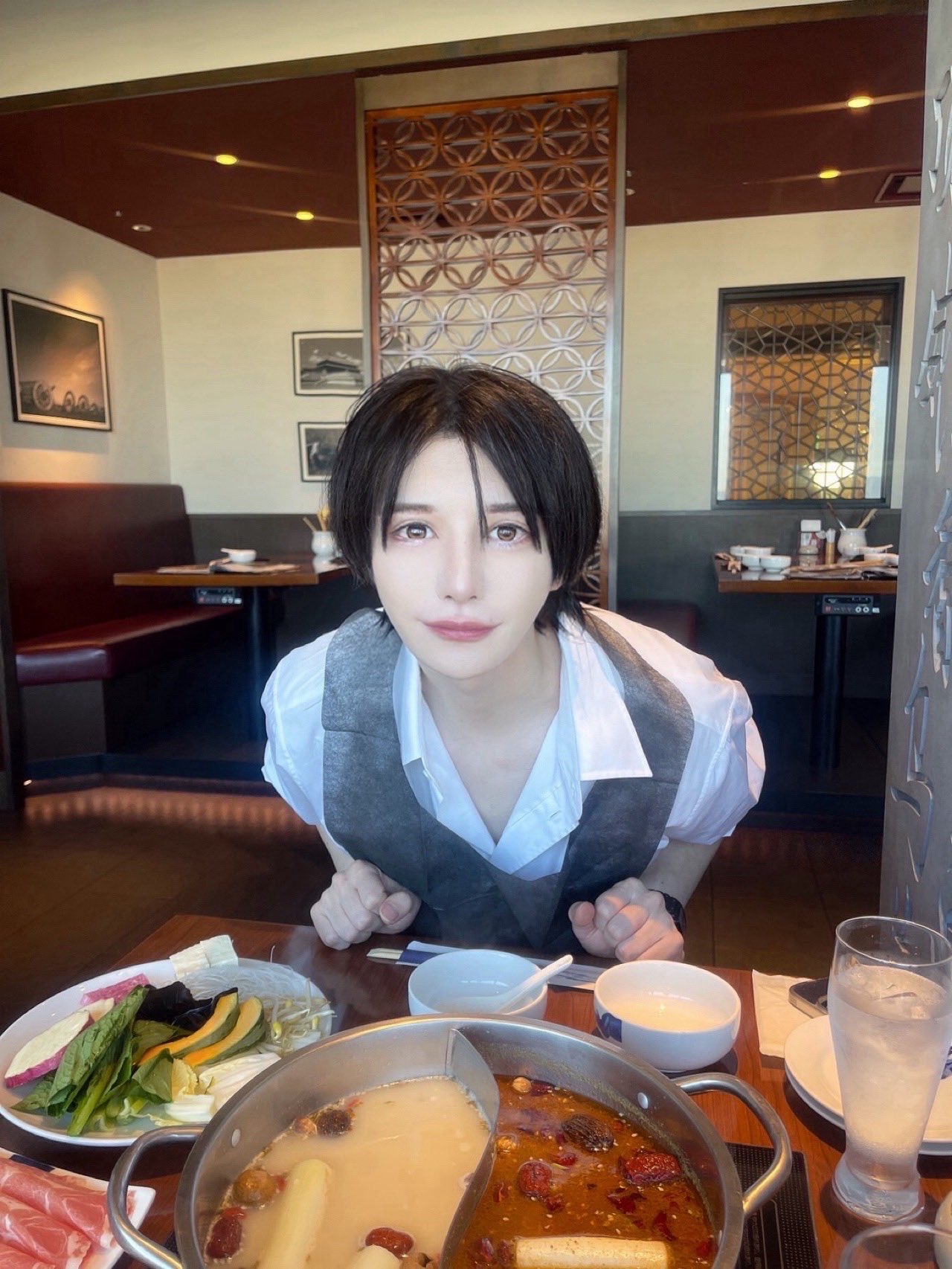 松&椿❤ こんにちは