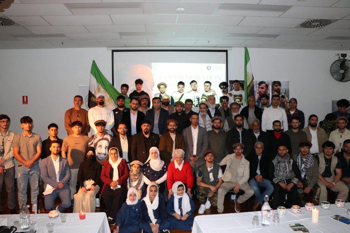 valyamiri3's tweet photo. Our brothers and sisters in Newcastle, Australia, in collaboration with the Massoud Foundation Australia, have done an incredible job in commemorating the 24th anniversary of our esteemed Amer Sahib. Congratulations and well done on organising such a meaningful event for the https://t.co/WD0pNnrBOu
