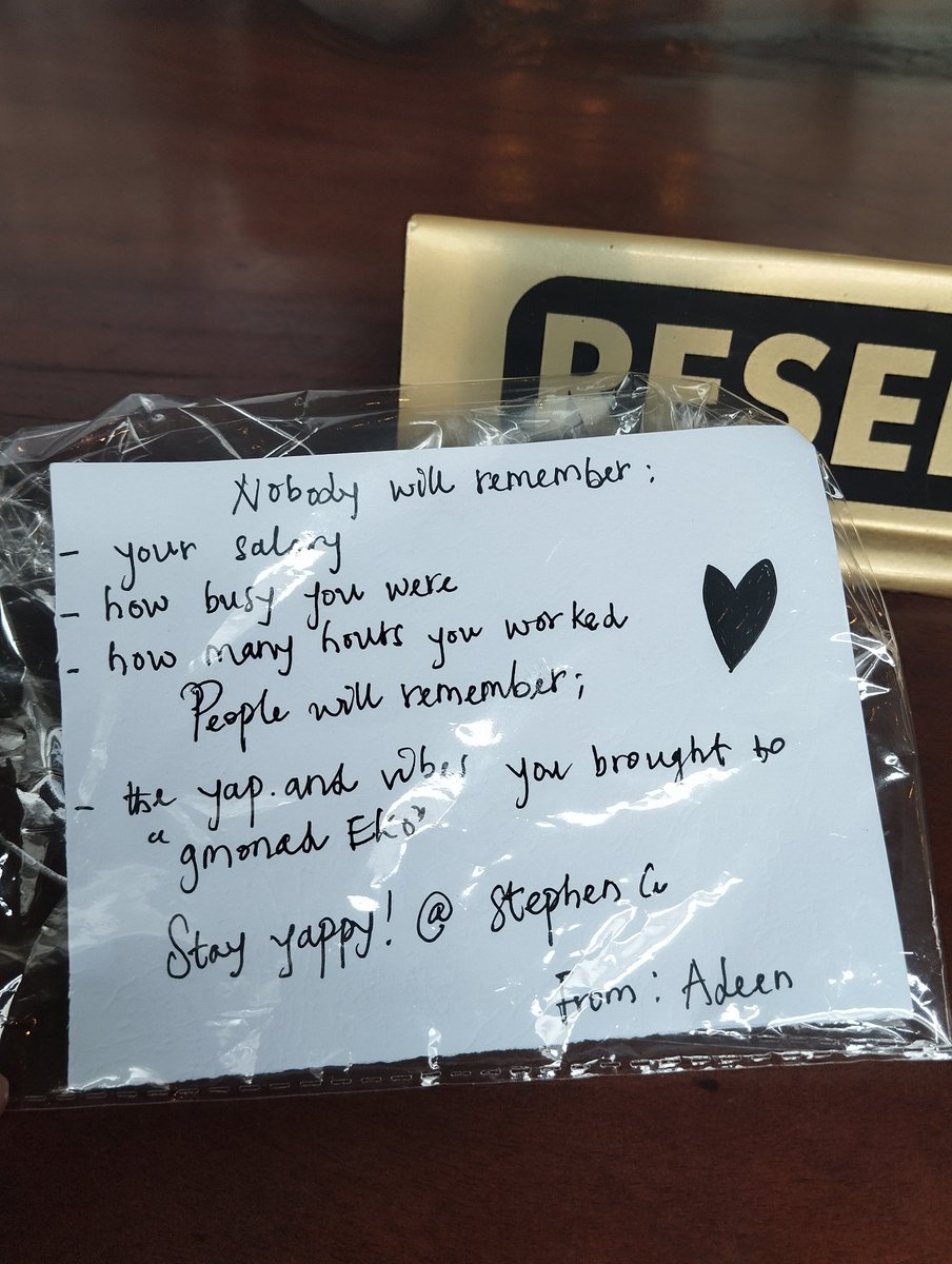 Just like yesterday, but 365 days in between. The Nigerian nads touched each other in Lagos this time last year and it was an amazing experience. Glad to have met so many wonderful nads IRL@nigerianad <a href="/monad/">Monad</a> 
I still read this letter almost every time 😅 <a href="/Adeen_xyz/">Adeen</a> 
Thank u all💜