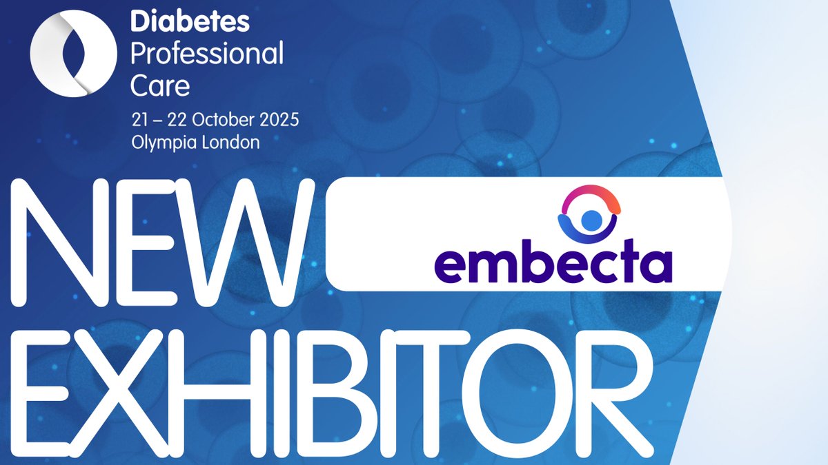 diabetespc's tweet photo. ‼️ New Exhibitor Alert ‼️

Empowered by nearly 100 years of innovation and a sense of urgency to advance diabetes care, 'embecta' is singularly focused on improving the lives of people living with diabetes.

Find them at Stand B56 at Diabetes Professional Care! https://t.co/pHBUDEH7x5