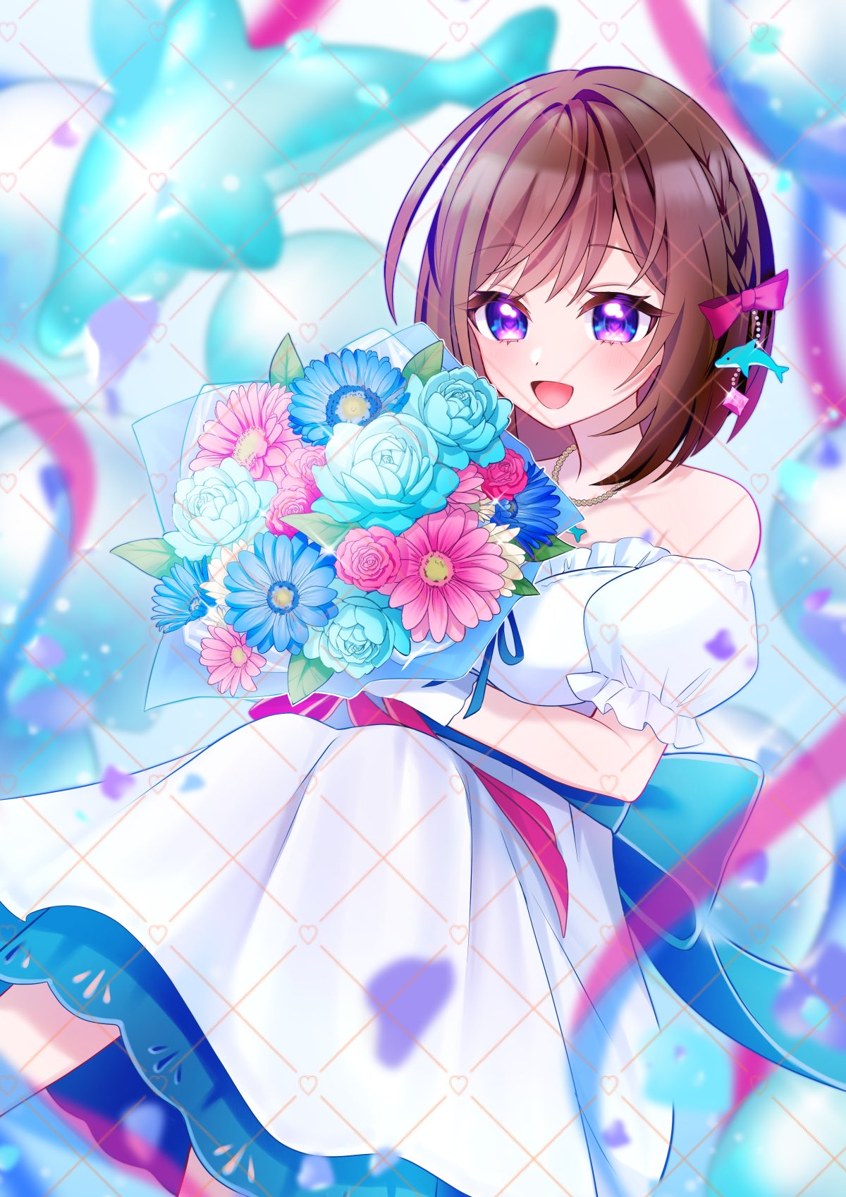 こんな娘がいたら僕はもう...! 有葉　直筆イラスト色紙 Amazon.co.jp | 縁りて此の葉は紅に描き下ろし色紙笹浦すずな 萌