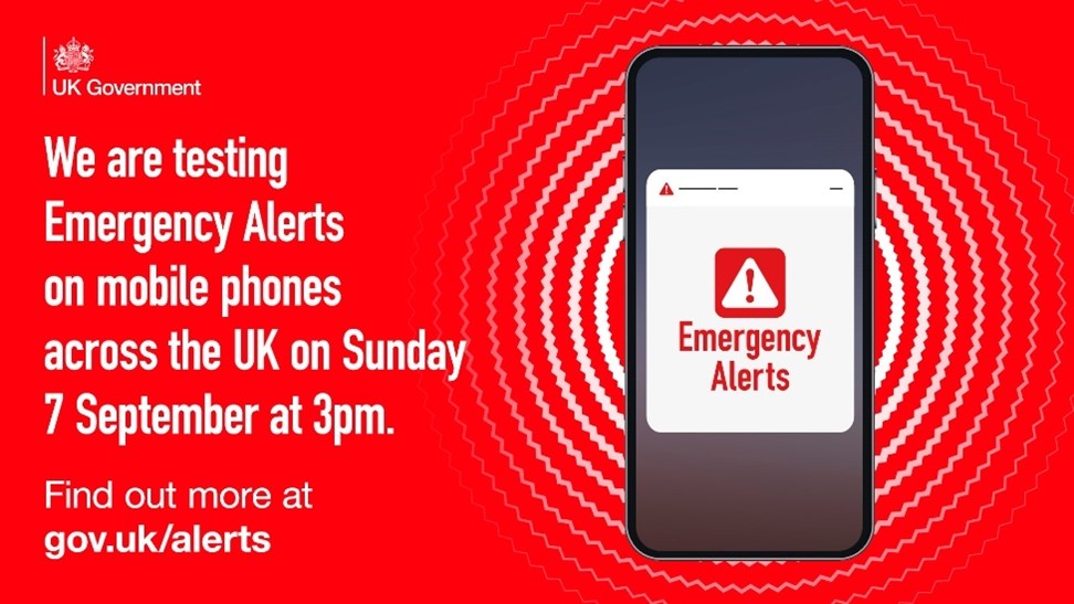Barking and Dagenham Council (@lbbdcouncil) on Twitter photo 📢 Emergency Alert Test – 3pm Today
A loud alert will sound on phones at 3pm as part of a UK gov test. No action needed.
⚠️ Hidden phone for safety? Read this: orlo.uk/4wCzD
ℹ️ More info: orlo.uk/fuItX 📢 Emergency Alert Test – 3pm Today
A loud alert will sound on phones at 3pm as part of a UK gov test. No action needed.
⚠️ Hidden phone for safety? Read this: orlo.uk/4wCzD
ℹ️ More info: orlo.uk/fuItX