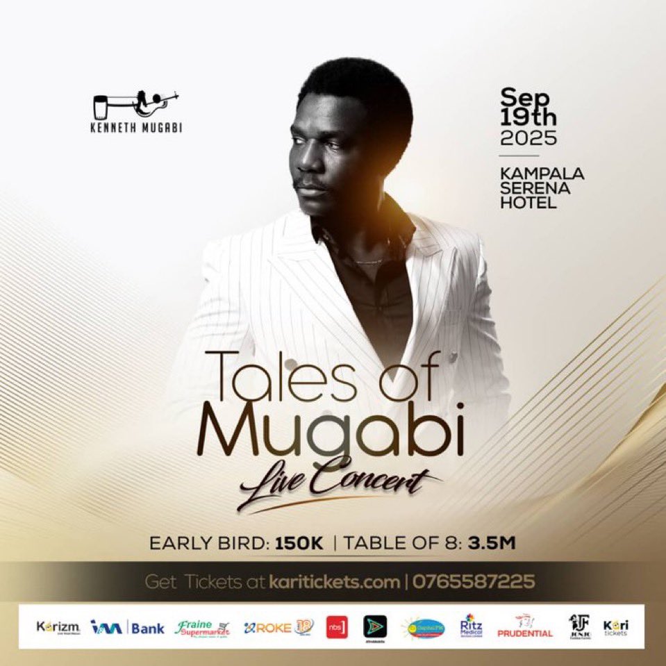 Ssebaggala Andrew Lwanga Jedidiah (@ssebaggalandrew) on Twitter photo TALES OF MUGABI LIVE CONCERT by <a href="/kennethmugabi/">Kenneth Mugabi 🇺🇬</a> this 19th SEPTEMBER at <a href="/kampalaserena/">kampalaserenahotel</a> . Now you know! TALES OF MUGABI LIVE CONCERT by <a href="/kennethmugabi/">Kenneth Mugabi 🇺🇬</a> this 19th SEPTEMBER at <a href="/kampalaserena/">kampalaserenahotel</a> . Now you know!