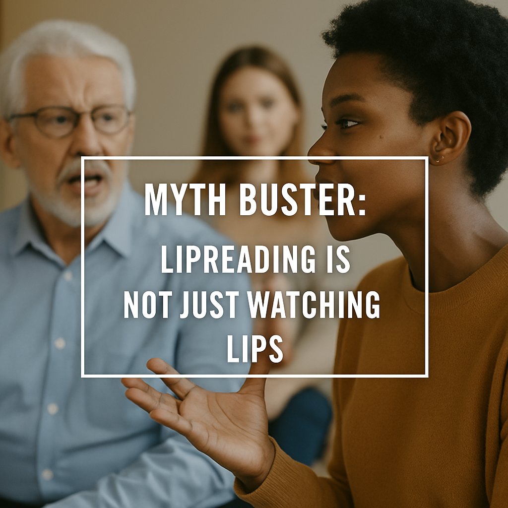Lipreading Myth Buster 6:
#Lipreading is not just watching lips—it’s a full communication skill involving facial cues, gestures, and context. Understanding this makes lipreading more accessible and less intimidating for beginners, helping them develop confidence step by step.