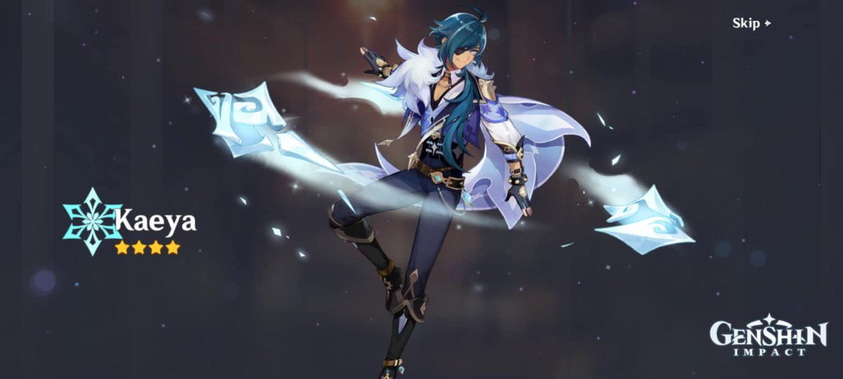 Logged into Genshin for the first time in weeks because of Chongyun's birthday, saw I had 11 acquaint fates, pulled 10 wishes because why not, and got an ultra rare C3 Kaeya Alberich as a reward 🥹