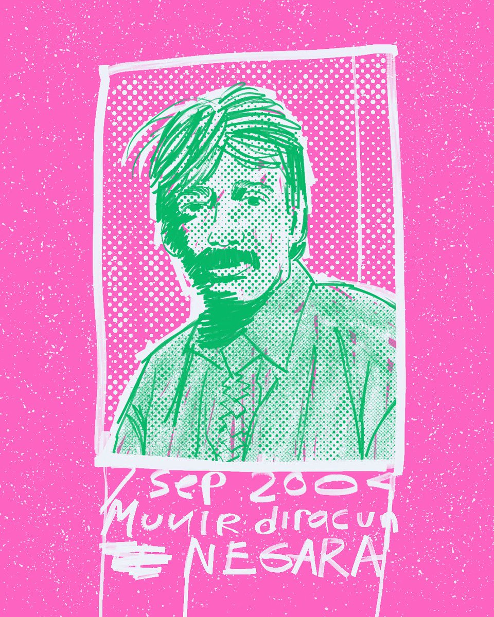 Munir dibunuh karena bela hakmu!