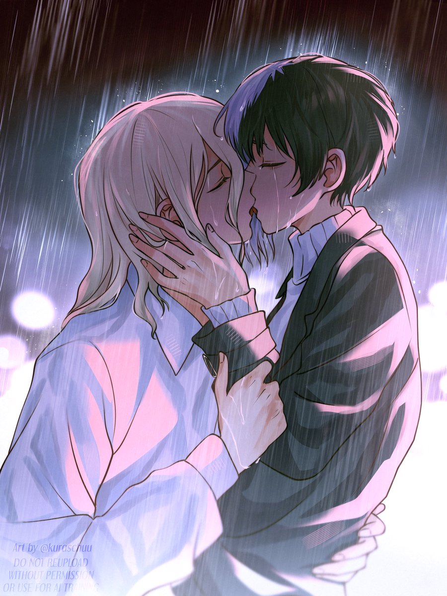 kuraschuu's tweet image. tears and rain 🌧️ 

#千ゲ #sengen