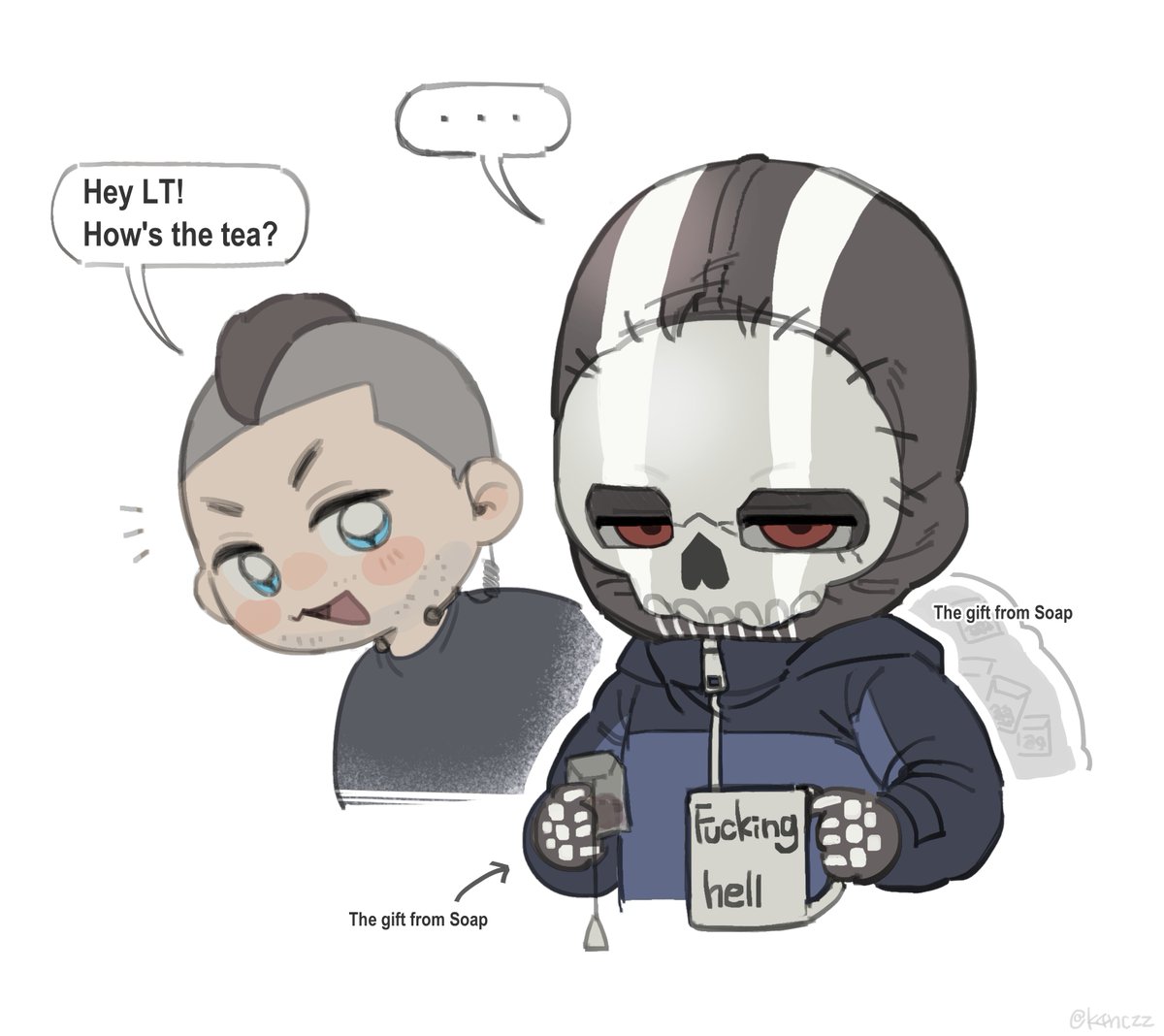 k4nczz's tweet image. #CallOfDuty #Ghost #Soap