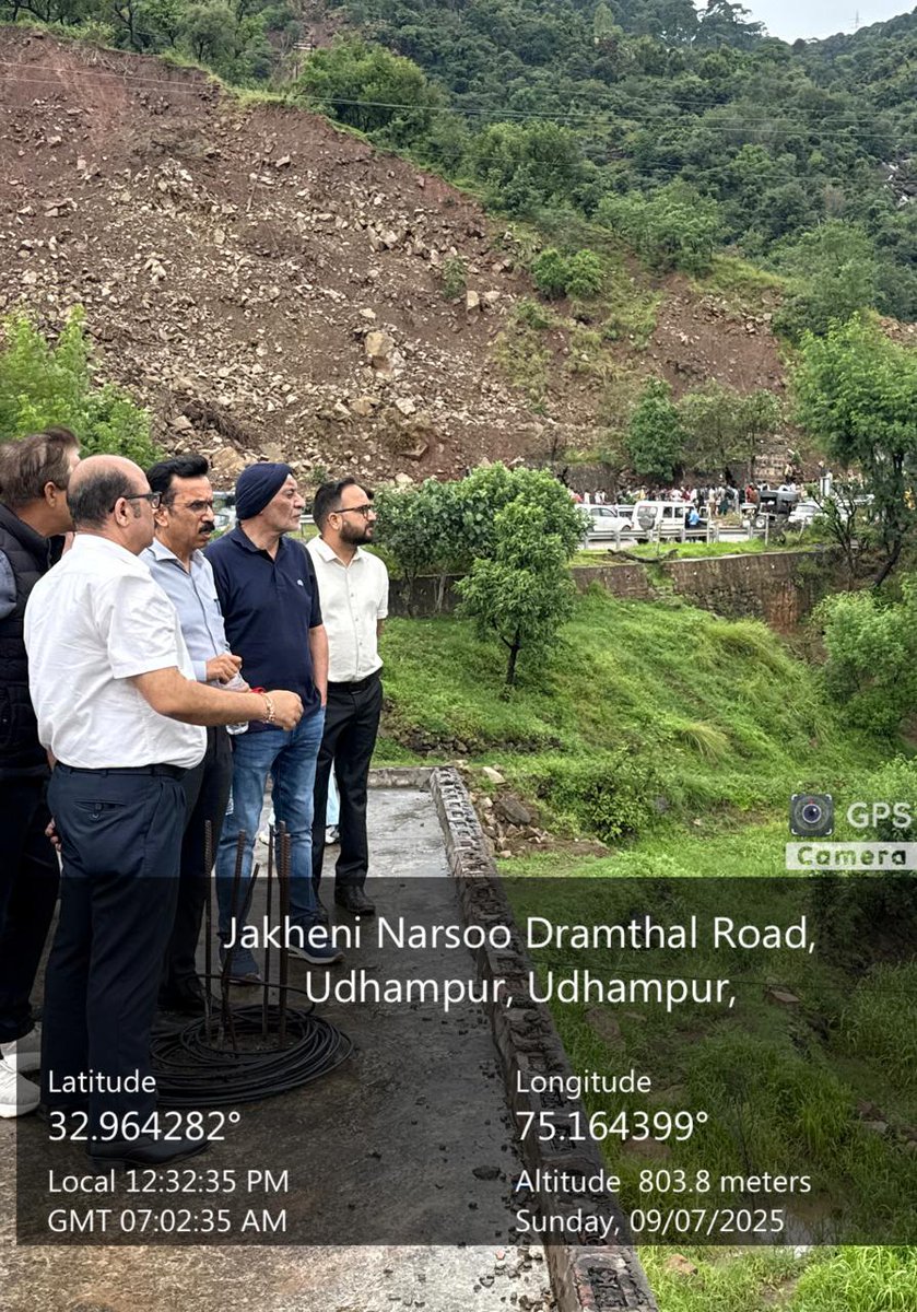 Jammu Power DISCOM (@jpdclofficial) on Twitter photo Today,Mr Gurpal Singh,IAS;MD JPDCL & Er K K Thapa, CE(Distribution) visited the sites & reviewed restoration of 33KV Chenani Line damaged due to landslides at Tharad & Bali Nallah
<a href="/CM_JnK/">Office of Chief Minister, J&K</a> <a href="/diprjk/">Information & PR, J&K</a> <a href="/udhadm/">DC Udhampur</a> <a href="/Divcomjammu/">Divisional Commissioner Jammu</a> <a href="/OfficeOfLGJandK/">Office of LG J&K</a> <a href="/ddnews_jammu/">DD NEWS JAMMU | डीडी न्यूज़ जम्मू</a> <a href="/radionews_jammu/">Akashvani News Jammu</a> <a href="/PTI_News/">Press Trust of India</a> Today,Mr Gurpal Singh,IAS;MD JPDCL & Er K K Thapa, CE(Distribution) visited the sites & reviewed restoration of 33KV Chenani Line damaged due to landslides at Tharad & Bali Nallah
<a href="/CM_JnK/">Office of Chief Minister, J&K</a> <a href="/diprjk/">Information & PR, J&K</a> <a href="/udhadm/">DC Udhampur</a> <a href="/Divcomjammu/">Divisional Commissioner Jammu</a> <a href="/OfficeOfLGJandK/">Office of LG J&K</a> <a href="/ddnews_jammu/">DD NEWS JAMMU | डीडी न्यूज़ जम्मू</a> <a href="/radionews_jammu/">Akashvani News Jammu</a> <a href="/PTI_News/">Press Trust of India</a>