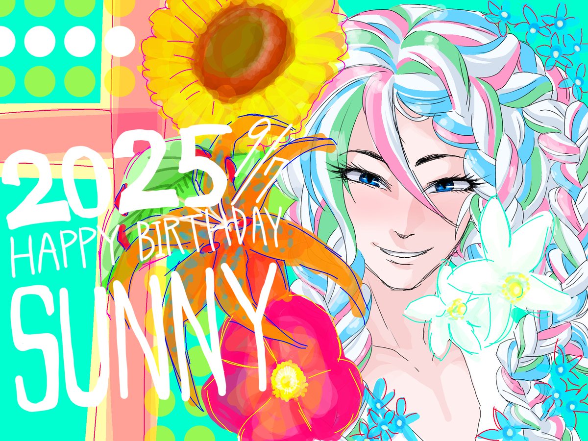 gGND4X6AdL16275's tweet photo. サニ誕ｷﾀ━━━━(ﾟ∀ﾟ)━━━━!!おめでとうおめでとうおめでとう！！こんな絵だけどおめでとうの気持ちをあなたへ捧ぐ！ https://t.co/O8gv9EpN35