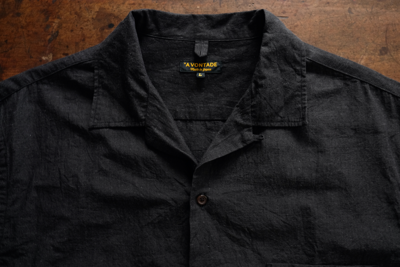 トップス A Vontade Open Collar Shirts SS CHARCOAL A Vontade Open Collar Shirts SS CHARCOAL Other