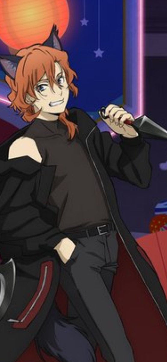 Only a homosexual would wear something like this. No shoulders?? Turtleneck?? Off-shoulder jacket??

Yeah, he likes men. No doubt. No I will not acknowledge the cat ears.