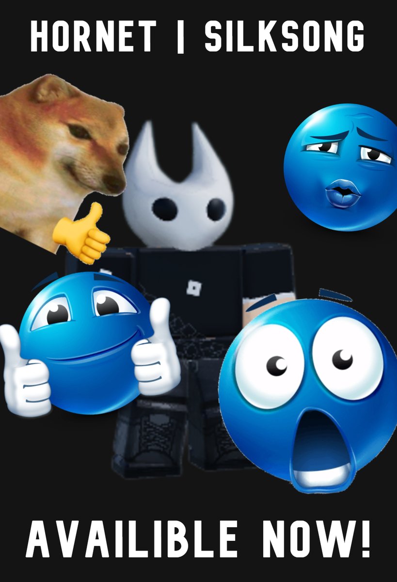 JC_Roblox_UGC's tweet image. GET THE BRAND NEW &quot;Hornet | SILKSONG HEAD&quot; NOW!! roblox.com/catalog/137015…