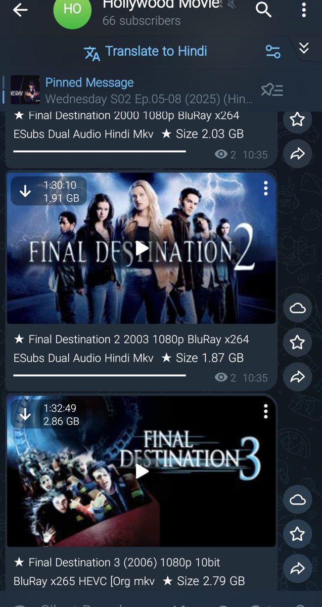 movieswalaa's tweet image. Final Destination 3 (2006)
Movies Link 🔗 🖇️ bio 🔙 🔥 

#FinalDestination 
#finaldestinationbloodlines 
#movielist