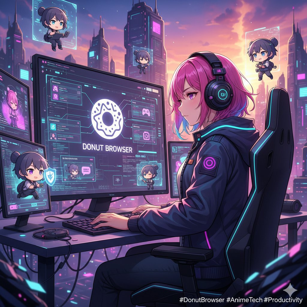 HasnainAns56's tweet image. Level up your browsing game! 🚀 With Donut Browser, manage multiple profiles seamlessly and unlock new dimensions of productivity. Imagine your favorite anime character acing their tasks with this! #DonutBrowser #AnimeTech #Productivity&quot;