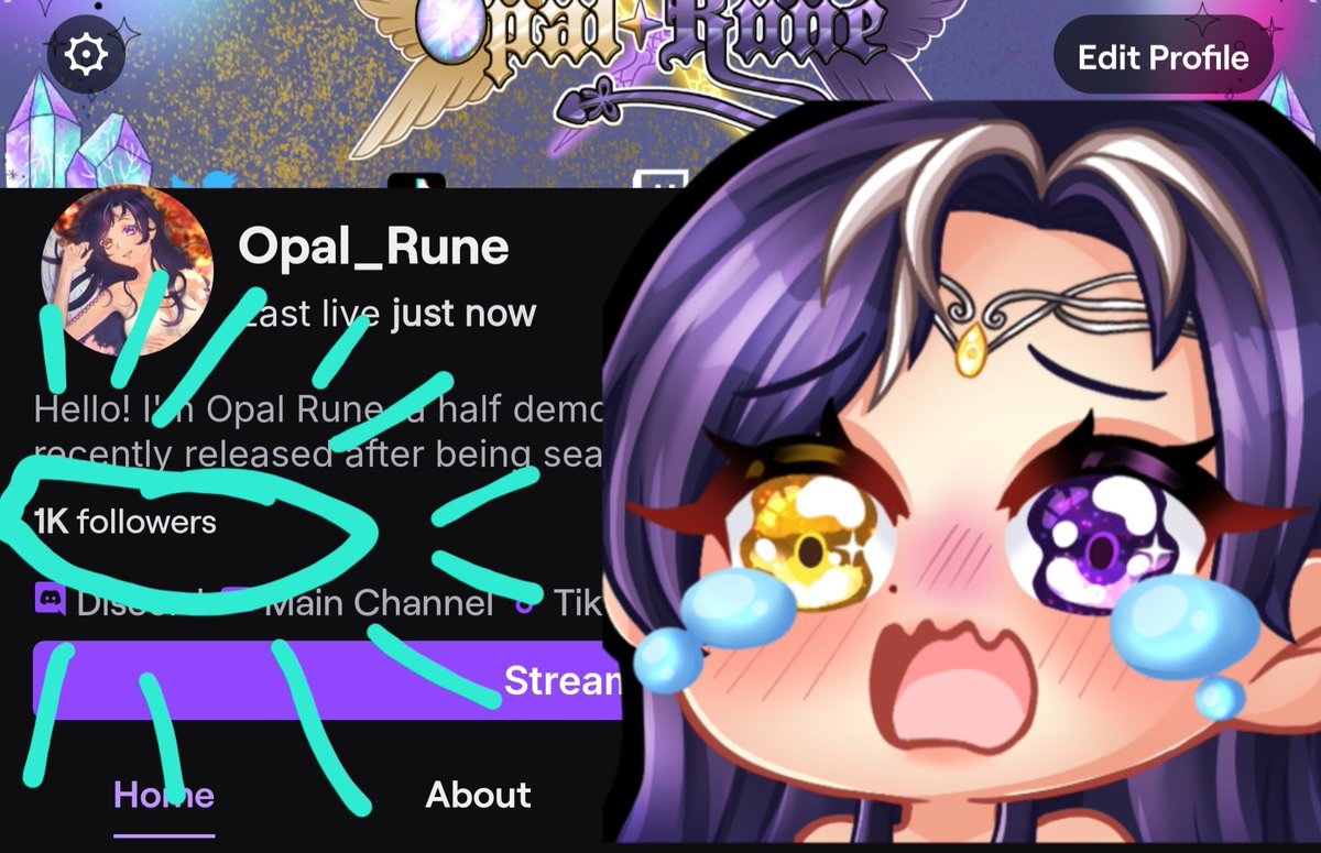 Opal Rune 😇💎😈 tweet media