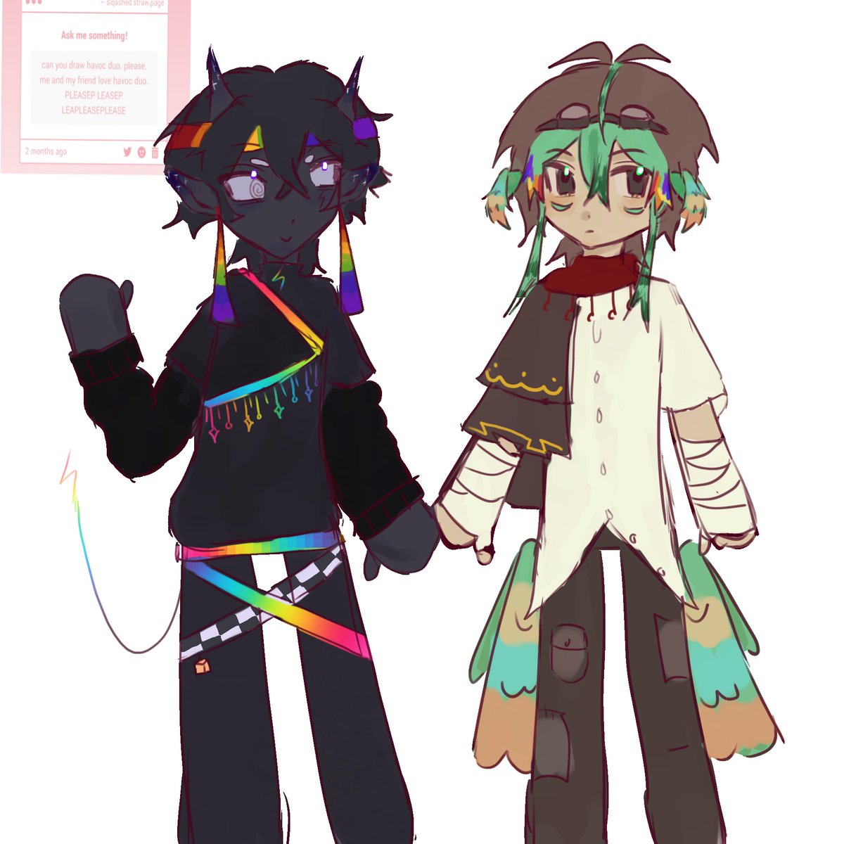 strawpage req from lit 2 months ago im sorry
#spokeisherefanart #parrotx2fanart