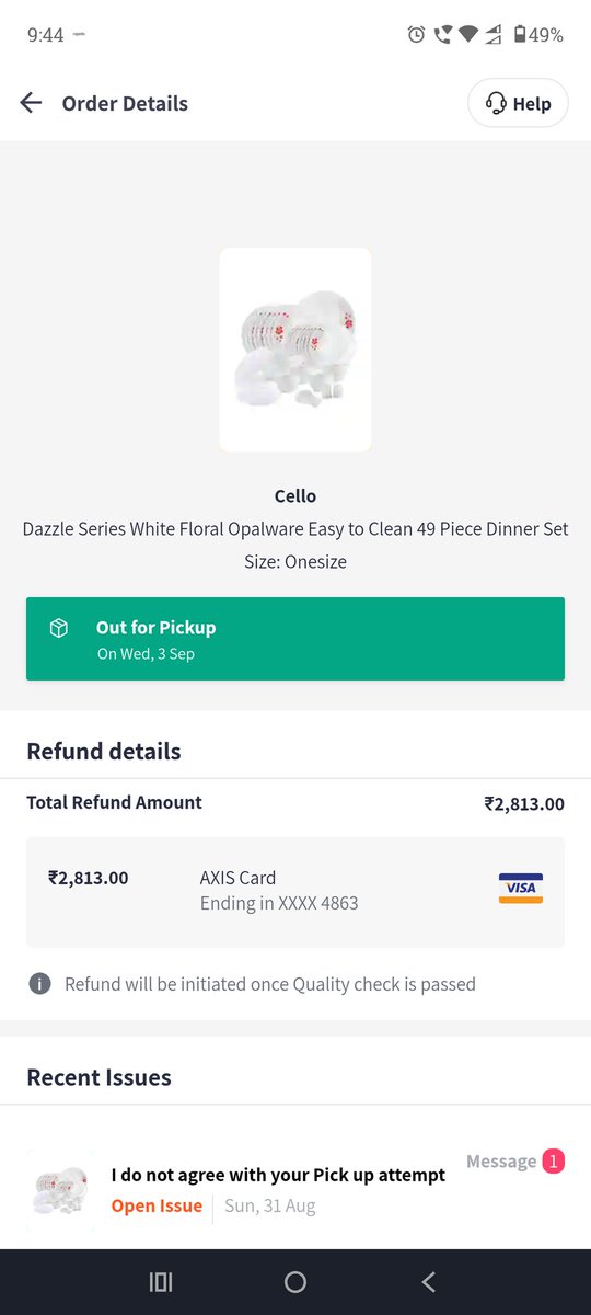 irahulkumar278's tweet photo. @Myntra playing dirty game with customers! From 09-08-25 till now only excuses. Today again your support shamelessly asked time till 07-09-25. Enough harassment, enough lies! Refund my money NOW, not your fake deadlines! #MyntraFraud #MyntraScam #ConsumerRights https://t.co/x0nqnoa7Vc