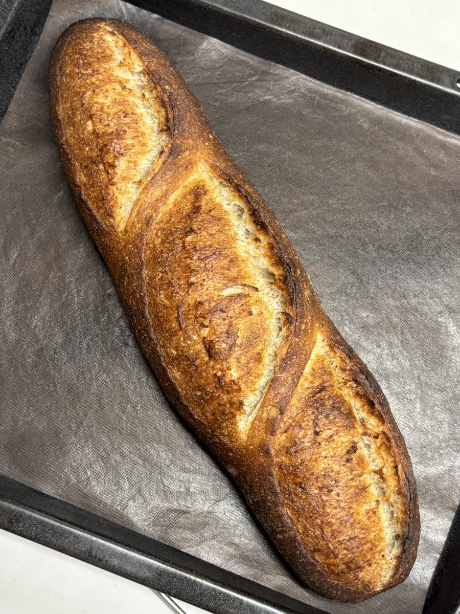 yumeneco3bread's tweet photo. サワー種で作るサワードゥーブレッド。
イースト無しで作る面白さがあります😍💘

#サワ��ドウ
#サワー種
#サワードゥーブレッド
#sourdoughbread https://t.co/IpLwR6tLGr