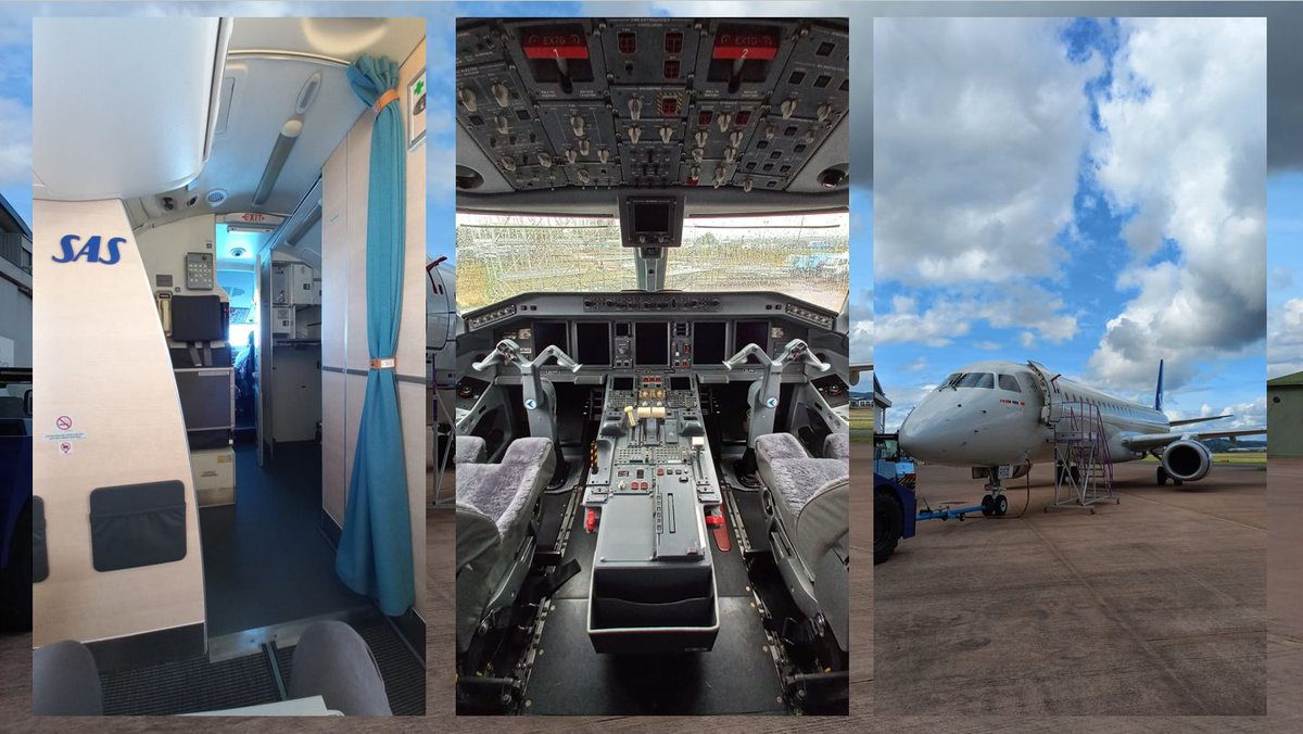 Gate7aviation's tweet photo. Bienvenue au SE-RSZ (MSN 727), l’un des plus jeunes E195 en service, et le 15ème avion de SAS Link ! 💙✈️. 5ème livraison pour SAS Link cette année.
#SASLink #ScandinavianAirlines #embraer https://t.co/25IaOWojHf