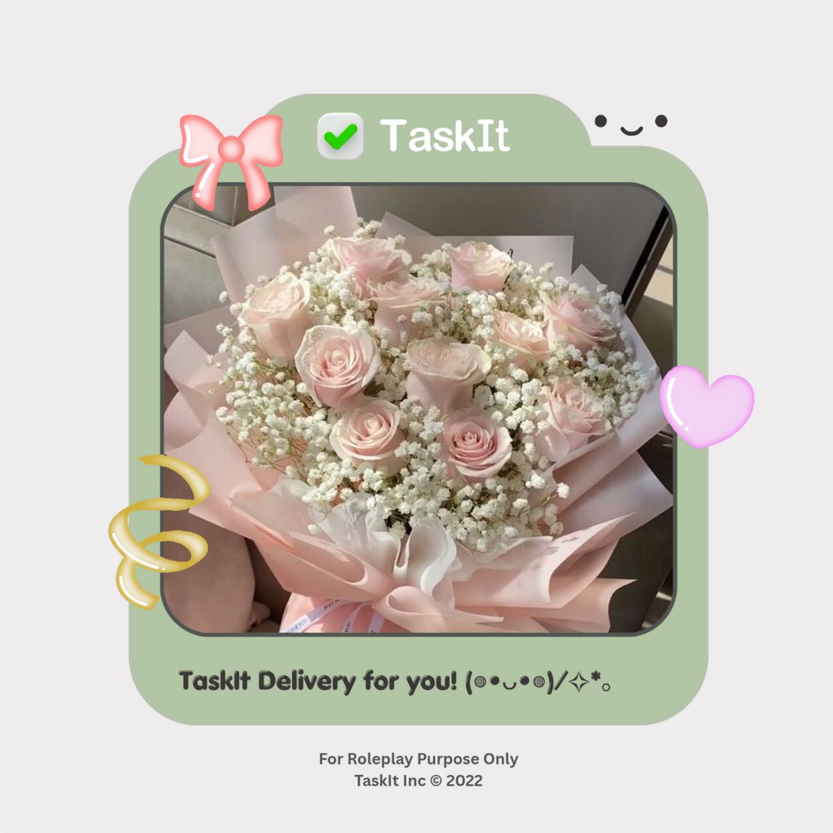 dezscribe's tweet image. ㅤ
ㅤTaskIt Delivery  ⌗﹒
ㅤfor @blossoqm @0FREGALiA @Ioveinvents @kembali_puIang @synchromallow @cestviar 

ㅤNote: Selamat atas debutnya. Suka banget deh dengerin lagu-lagu di album kalian. Semoga sukses ya, OURS. 
ㅤFrom: I'm YOURS
ㅤ