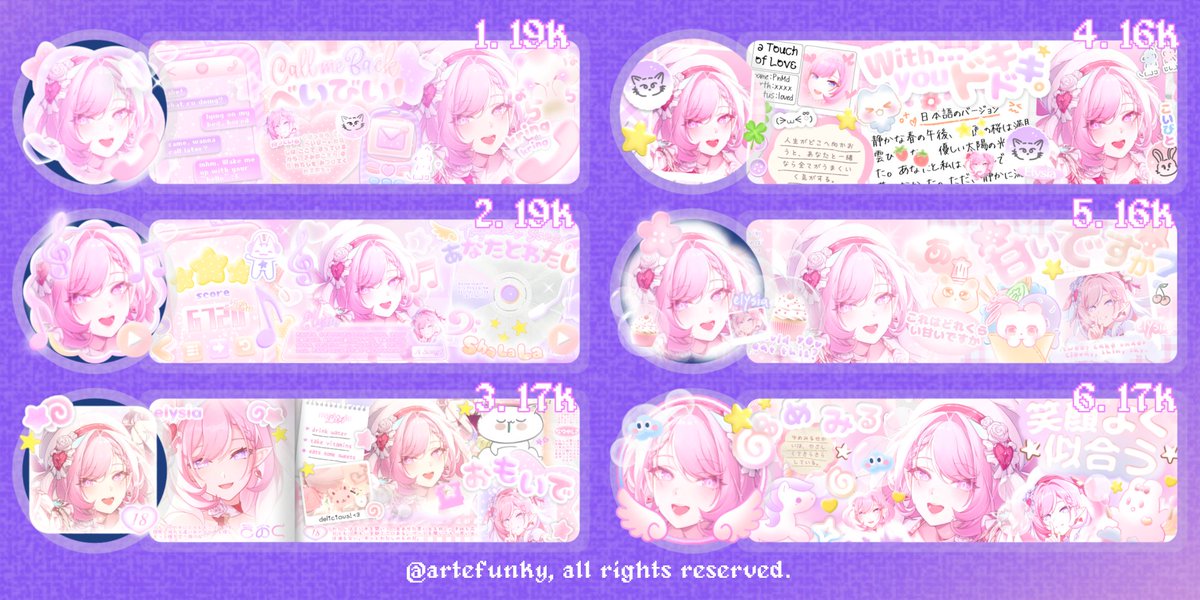 artefunky's tweet image. help rt? ありがとう 💕

hai~ gwen ada ready stock 'ELYSIA' art terbaru nih 🍎⭐ price on pict, no re-text/re-color, get 1 ava + icon + header! 💓 happy shopping &amp;lt;3

— #zonauang #zonajajan