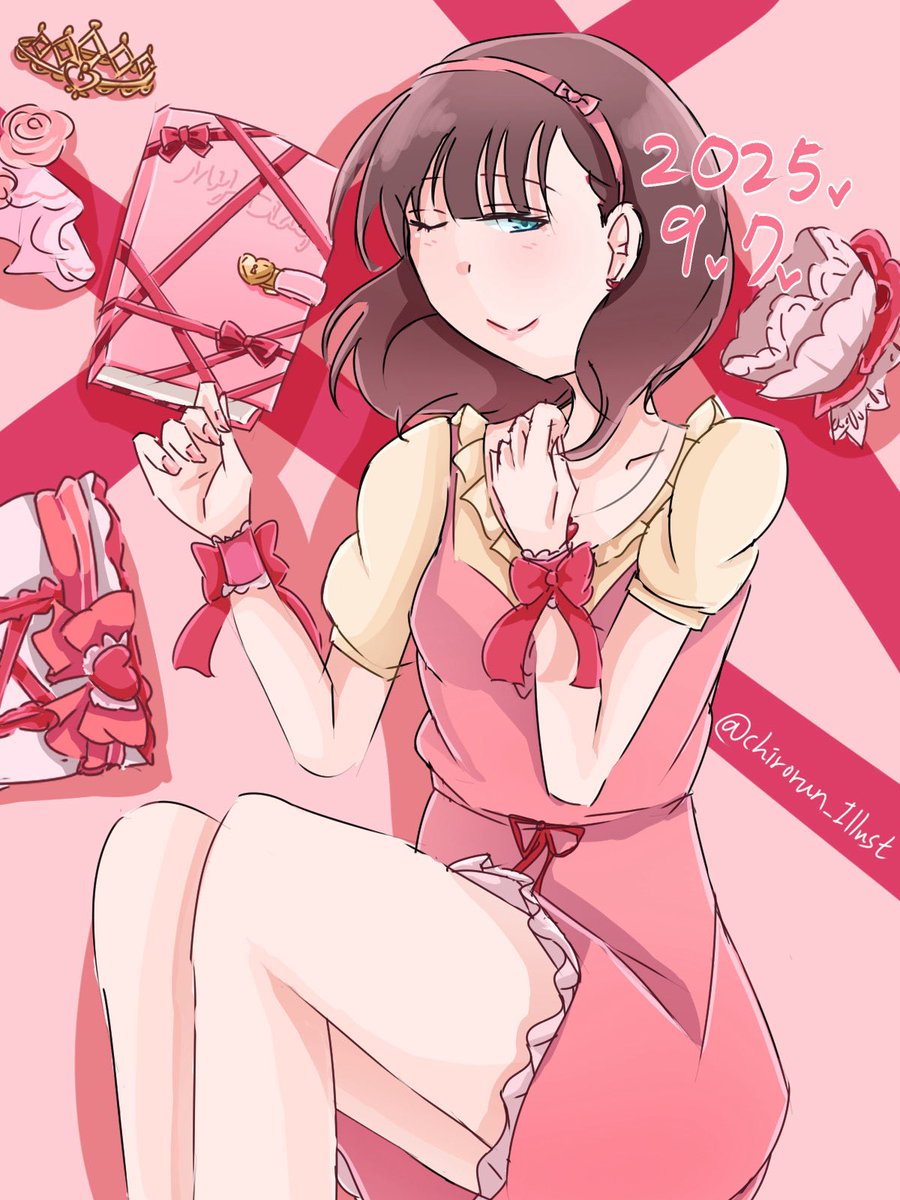 chirorun_Illust's tweet photo. まゆ誕生日おめでとう！🎉
デレステ10周年おめでとう！！
 #佐久間まゆ生誕祭2025  #佐久間まゆ誕生祭  #佐久間まゆ生誕祭  #佐久間まゆ https://t.co/eiPalwAyRz