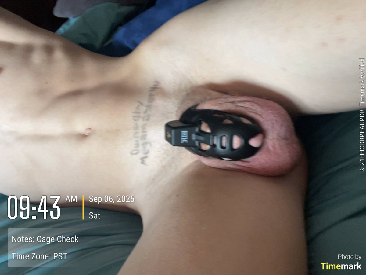 Cage Check - Day 9

Boy has a fever, so annoying. Any tips on recovering asap? All advice is appreciated

#chastity #gaychastity #twink #lockedboy #sub #lockedsub #cagedboy #lockedbottom #chastitycheck