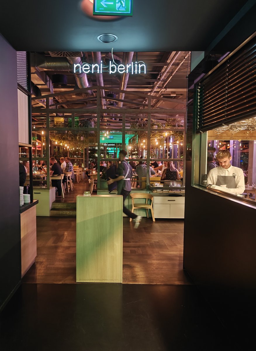 JimHarris's tweet photo. Last night I had dinner at Neni Berlin.
Amazing food, amazing view of Berlin from the 10th floor!
#IFA2025 #IFA25 #berlin https://t.co/y8cZX5Jagc