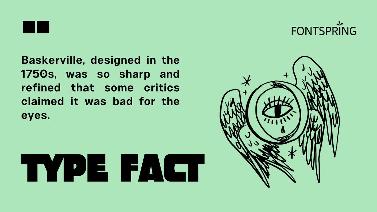 fontspring's tweet image. Did you know... ✨