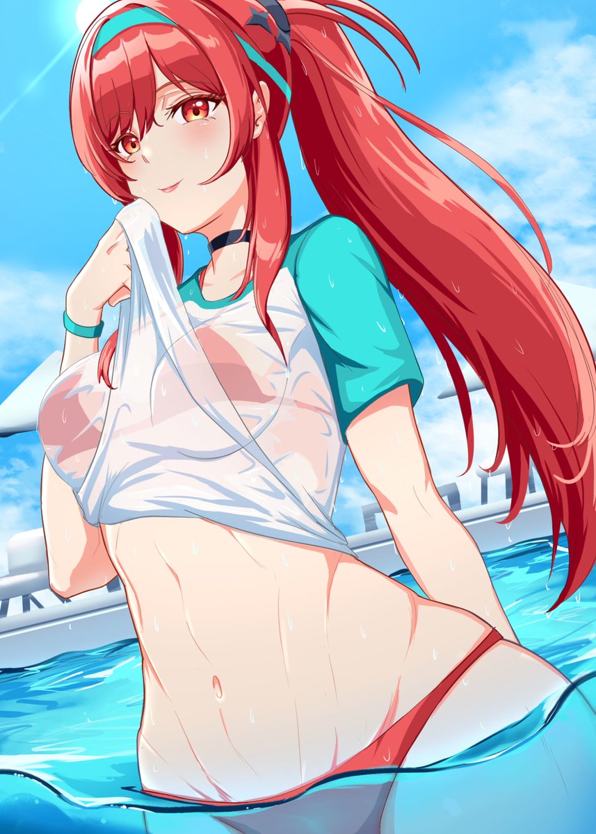 Solodrawx's tweet photo. Rapi Red Hood: Summer
(Unfortunately, gacha luck was not on my side. So I drew it).
.
.
#NIKKEfanart #NIKKEsummer2025 #rapiredhood #redhood #GoddessofVictoryNIKKE https://t.co/65Q5hcmQzD